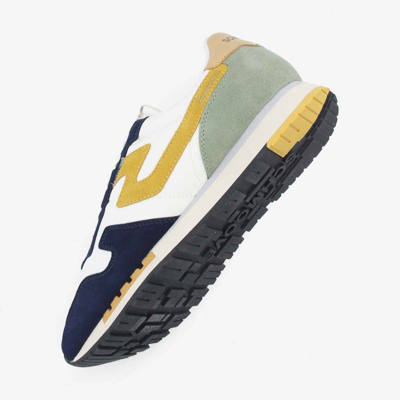 ATHENE RUNNER M - SDE/SDE/SQUARE - NAVY/GREEN/BEIGE